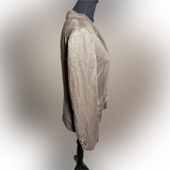 Lauren Ralph Lauren Woman’s Petite Linen Blazer 8P - Picture 6 of 7